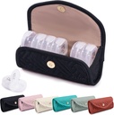 BAGSFY Weekly Pill Organizer 2 Times egy nap egy aranyos Fabric Pill Case, Medicine Bag, AM PM Pill Box 7 Day, Portable Medication Travel Case for Pills, Vitamins, Halolaj, kiegészítők.