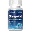 HealthA2Z Alvástámogatás, Difenhidramin Softgels, 50 mg, Támogatás mélyebben, Nyugalmi alvás, Nem élőhely-formázás (100 számláló)
