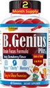 B.Genius Calming Ashwagandha Gummees for Kids and Teens draft 124; Sleep and Relax Mood draft 124; Kids Gumies for Daily Focus 124; All Natural Vegan Raspberry Flavor, Non-GMO, Third-Party Tested 124; 60 Ct