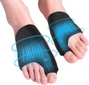 Foot Ice Packs Wrap Big Toe for Bunion Relief köszvény fájdalom megkönnyebbülés, újrahasználható hideg és meleg terápia Gel Foot Ice Pack Compress Arthritic Toes, Duzzadás, Fasciitis, Sport sérülések, Műtét utáni helyreállítás