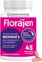 Florajen női probiotikus, prebiotikus, & Áfonya kiegészítés hüvelyi egészség, Immuntámogatás, & Emésztési Wellness - 30- Count