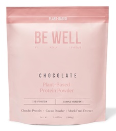 Legyen jól Kelly Csokoládé Plant- alapú fehérje por, Vegan 21G fehérje 9G Fiber 1 NetCarb (3 Összetevők, 20 Servings) 9 Amino Acids 3 BCAAs No Soy, No Dairy, Stevia- mentes Cukor hozzáadott 1,85lb 840g