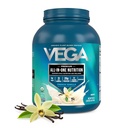 Vega All in One Nutrition Organic - 20g Plant- Based Pea Protein, French Vanilla, 43 Servings, Vitamins A & C, Probiotics, Greens, Vegan, Keto, Gluten Free, 3.63 £(Packaging May Vary)