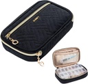 BAGSFY Pill Organizer Case 2 Times a Day- Weekly Medicine Organizer Travel Pill Box eltávolítható 7 napos orvosi esetdoboz halolaj, vitamin, kiegészítés