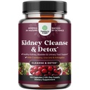 Advanced Kidney Support Supplement - Kidney Cleanse Detox & javítási Cranberry kivonat kapszula Uva Ursi, Stinging Nettle & Astragalus a vese egészségére - Vizeleti Tract Health - 120 Caps