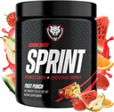 6AM Run Sprint - Pre Workout Powder for Instant Energy Boost for Cardio and Focus - No Jitters, High Energy Conditioning Formula - All Natural, Keto, Vegan (Gyümölcs puncs, Full Bottle)