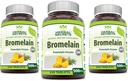 Herbal Secrets Bromelain 500 Mg 120 Tablets Supplementary 124; Pack of 3 Mediterrane124; Non-GMO Therape124; Gluten Free Agreement 124; Made in USA