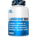 Eflution Nutrition Nutrition Oxide Booster L- Arginine Supplement - High Potency Nitric Oxide Supplement with 1500mg L Arginine HCL for Enhanced Pumps Energy Muscle Growth and Vascularity NO Booster