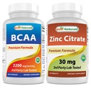 Best Naturals BCAA 3200mg & Cink Citrate 30 mg