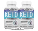 (2 csomag) Ketogenix Keto Pills 1275MG New & Javított Formula tartalmaz Apple Cider Vinegar Extra Virgin Olive Oil Powder Green Tea Level 120 kapszula