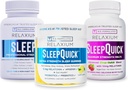 Relaxium sleep - 124; 60 kapszula + alvó gyors olvadás + gumik (családi csomag alvó köteg)