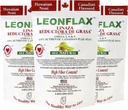 Leonlax, 100% hiteles kanadai Flax Seed, All-Natural, High Fiber Content, Dietary Supplement to Improving Your Digestive Health, 18 Oz, Bag, Natural Health Corporation (3-as csomag)