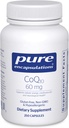 Pure Encapsulations CoQ10 60 mg | Coenzym Q10 Ergänzung für Energie, Antioxidantien, Gehirn und zelluläre Gesundheit, Kognition und Herz-Kreislauf-Unterstützung* | 250 Kapseln