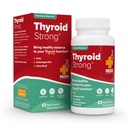 Redd Remedies, Thyroid Strong, Támogatja az egészséges pajzsmirigy funkció és egyensúly, 60 Vegan kapszula