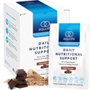 Equilife Napi Táplálkozási támogatás, All-in-One Multivitamin Meal csere, Tiszta Csokoládé Flavor, 15G Növényi fehérje, Támogatás Teljes Wellness Beleértve energia, emésztés, & Bőr, 14 csomag