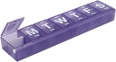 EZY DOSE Hetente (7- nap) AM / PM Pill Planner, Medicine Case, Vitamin Organizer Box, 3X- Large Looking Commodities to Secure Prescription Medication, Prevent Accendent Spilling, Color May Vary, BPA Free