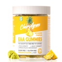 EAA Gumies 120 Ananász Gumies, 7400 mg Essential Amino Acides - Mind a 9 Essential Aminos (EAA) és minden Branched- Chain Aminos (BCAA), Non-GMO, Gluten Free, Vegetarian Friendly.