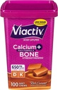 Viactiv Max Formula Kalcium + D3-vitamin Kiegészítés a csont egészség, gazdag karamell, 100 Soft Chews - 6 csomag
