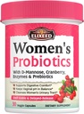 Probiotikumok nőknek, 120 milliárd CFU prebiotics Cranberry D-Mannose & Enzimes, Digestive Vaginal & Urinary Tract Health, 30 Delayed- Release Caps