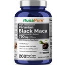 NusaPure Black Maca Root 50: 1 kivonat, 750 mg egyenértékű 37,500 mg 200 Veggie Per Caps-szel (Vegan, Non-GMO)