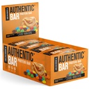 Jacked Factory Authentical Bar Mogyoróvaj Candy Protein Bárok - Finish Meal Pacification Energy Bars w / 16g Whey Protein izolátum, Természetes cukrok a tiszta méz, Egészséges zsír - 12 Pack