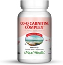 Maxi Health Coq karnitin Komplex - Koenzim Q10 & L- karnitin - Heart Health - 60 kapszula - Kosher (CAR)