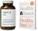 ALGAECAL Bundle Kalzium-Ergänzung für Frauen und Männer Vitamin D3 & K2, Magnesium und Buch von Lara Pizzorno Gesunde Knochen Gesunde Sie, Knochengesundheit zu erhöhen, 1-Monats-Versorgung