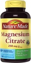 Természet Készített magnézium-citrát 250 mg étrend-kiegészítés (Netcount 180 Soft Gels), 180Count