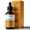 Folyékony probiotikus nők, férfiak, gyerekek, Toddler probiotikumok: USDA Szerves probiotikumok, Vegán Probiotikumok és Alfalfa Blend + Acidophilus a Gut Health, Tejes glutén Cukor mentes, Non-GMO Orális probiotikumok