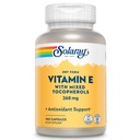 SOLARAY E-vitamin 400 NE (268 mg), száraz forma - természetes forrás, vegyes tokoferolok E-vitamin - antioxidáns kiegészítés, PMS és menopauza támogatás - 60- nap garancia, labor ellenőrzött - 100 Serv, 100 kapszula