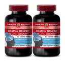 brain and memory - BRAIN AND MEMORY BOOSTER - increase processing speed, mind clarity and focus supplement, mind and memory support supplement, memory brain supplement, youthful brain - 2B 120 Caps