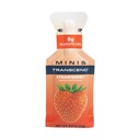Transcend Foods Mini Strawberry Gel (.6 oz, 12-es csomag) Fast- Acting Carb Gel Strawberry Flavor - utazási méret, koffein mentes, glutén mentes