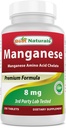 A legjobb természetes mangán (mangán aminosav-kelát) 8 mg - 250 tabletta