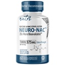 Nutri Neuro NAC kiegészítés 375mg Extra Strength 1800mg Glicin - N- Acetyl Cystein Etil Ester - 20x Több biohasznosítható - Boost Glutathione 10x More - 90 Vegan Capsules - 3. fél teszt