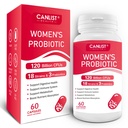 Nők probiotikus120 Millió CFU 18 Strains 3 Prebiotikumok és emésztési Enzimek Tartalmazza Organic Prebiotic Cranberry Women 's Health Digestic & Immune Support Non-GMO Soy Gluten Dairy Free
