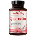 Nagy hatáserősségű Quercetin 500 mg kapszula - Napi egyszer erős antioxidáns Quercetin kiegészítés szív öregedő bőr agy és immun támogatás - Vegan Friendly Gluten- Free Made in the USA (200 Servings)