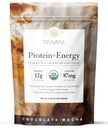 Truvani Protein + Energy Drink Mix 87mg Cavein124; Chocolate Mocha