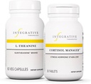Integrative Therapeutics Bundle with Cortisol Manager, 30 tabletta & L- Theanine, 60 kapszula - Cortisol Manager for Stress Support with Ashwagandha * - L- Theanine to Support a Relaxed State *
