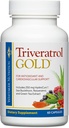 Dr. Whitaker Triveratrol Gold - Egészséges öregedés kiegészítés Resveratrol & Extracts Aloe Vera, Green Tea, és Turmeric - biztosítja antioxidáns és kardiovaszkuláris támogatás (60 kapszula)
