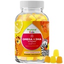 Kids Omega and DHA Gumies - Dagi Acids Omega 3 6 9 C-vitaminnal Vision - Nutritional DHA gyerekeknek egészséges idegrendszer és fókusz támogatás - Halmentes - 60 Count