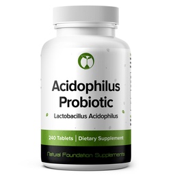 Lactobacillus Acidophilus Probiotic Supplement 240 Tablets 3 Million CFU Probiotics for Men & Women Supports Intestinal Digestive & Gut Health (240, Lactobacillus Acidophilus)