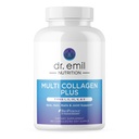 DR. EMIL NUTRITION Frauen Multi Collagen Pillen | Kollagen Ergänzungen zu unterstützen Haar, Haut, Nägel, & Gelenke | hydrolysierte Collagen Ergänzungen Typ I, II, III, V & X | 180 Kapseln