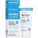 VitaMedica Arnica Gel Plus 15 Gyógynövény vegyületek, Extra Erő formuláció zúzódás, duzzanat, ízületi fájdalom, izomfájdalom és merevség, All- Natural, Plant- alapú fájdalom enyhítése