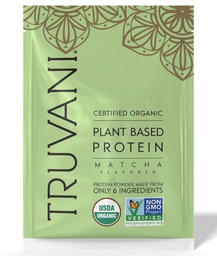 Truvani Vegan Pea Protein Promoture 124; Matcha 124; 20g Szerves Növényalapú Protein