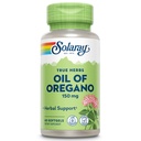 SOLARAY Oregano Softgels 150 mg olaj - Oregano olaj kiegészítés erős Wellness támogatás - Gyengéd emésztés - Extra Virgin Olive Oil Base - Vegan, 60- nap Garancia - 60 szerváció, 60 Softgels