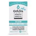 GoLive probiotics & Prebiotics for Women and Men Glow for Beauty, Sugar- Free Synbiotic Powder. + 25 Bllion CFU; 10 klinikai törzsek az egészséges, immunrendszeri és emésztési egészségért, 10 gróf (1-es csomag)