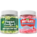 Vegán Omega 3 gumi + Butyrate gumi cukor mentes