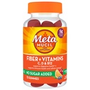Metamucil Fiber Suplement 72 Gummis, Fiber + Vitamine C,D & B12 kein Zucker hinzugefügt, Unterstützung Verdauungsheilmittel + Unterstützung Immungesundheit, Citrus Berry Flavor.
