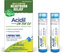 Boiron Acidil On The Go Travel Essential for Relief of Acid Reflux, Heartburn, Insection, Bloating, and Upset Gyomor - 2 Count (160 pellet)