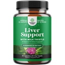 Milk Thistle májpótló kiegészítés - gyógynövény májpótló Silymarin Milk Thistle kivonat Gyermekláncfű Articsóka kivonat Kolin bitartarát Berberberine és Chicory Root tiszta 60 gróf